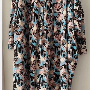 ISO Rachel Comey Floral Dress in Light Blue, Pink & Black size S/M